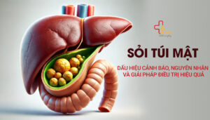Hình ảnh minh họa về sỏi túi mật.