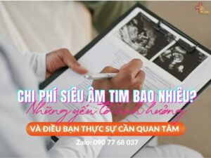Chi phí siêu âm tim bao nhiêu?